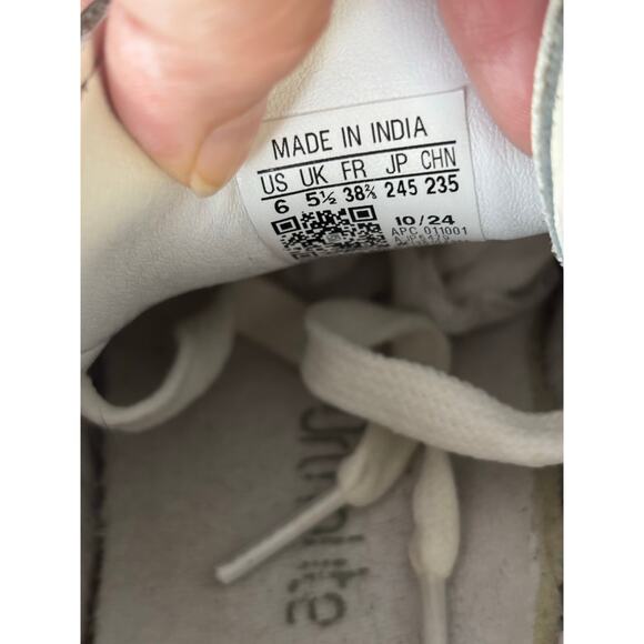 Adidas Samba OG shoes Cloud White Green silver sz 6 W Athletic preppy streetwear - Picture 7 of 7